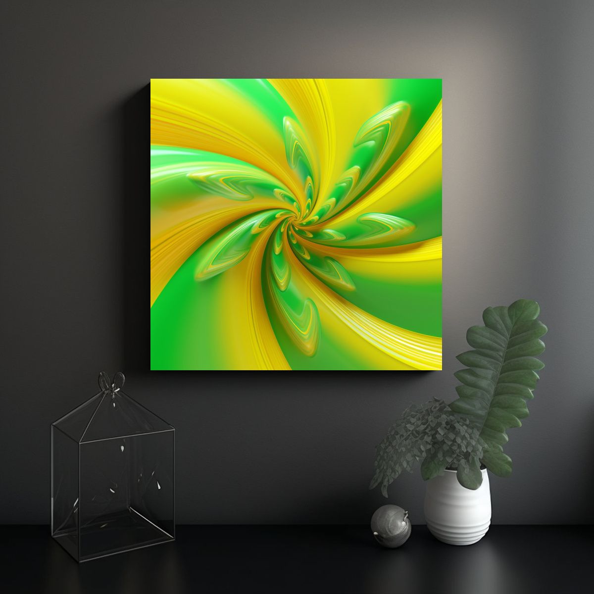 GENERICO - Pinturas Decorativas Intensas Para Cocina V5 80x80 Cm