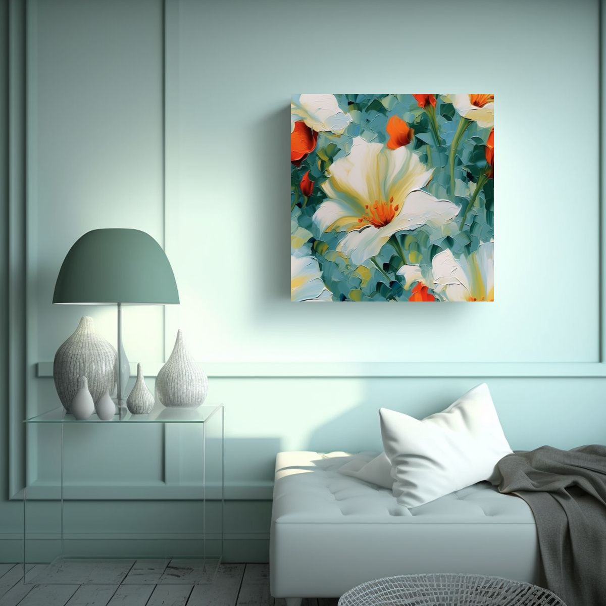 GENERICO - Creatividad Vintage Bastidores De Tela Con 80x80 Cm