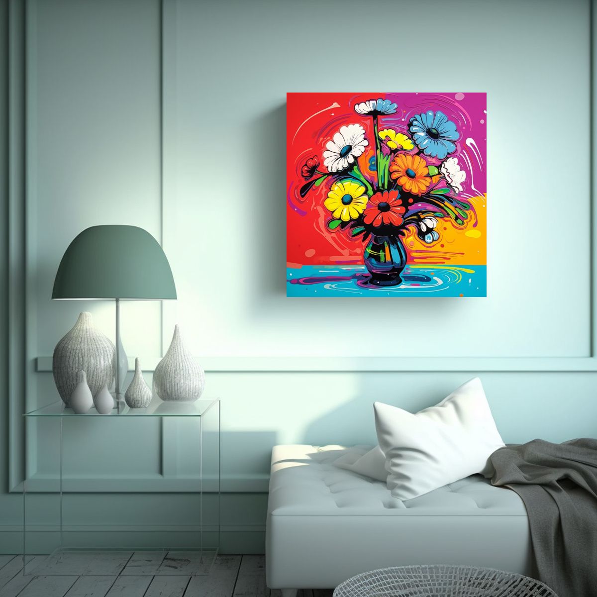 GENERICO - Cuadros Decorativos Estilo Pop Art De Chris 80x80 Cm