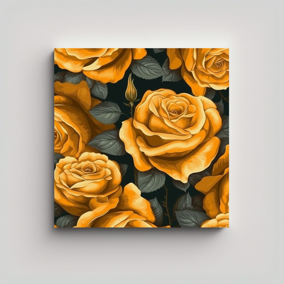 GENERICO - Patrón Textura Abstracto Surrealista Estilo Pop 80x80 Cm