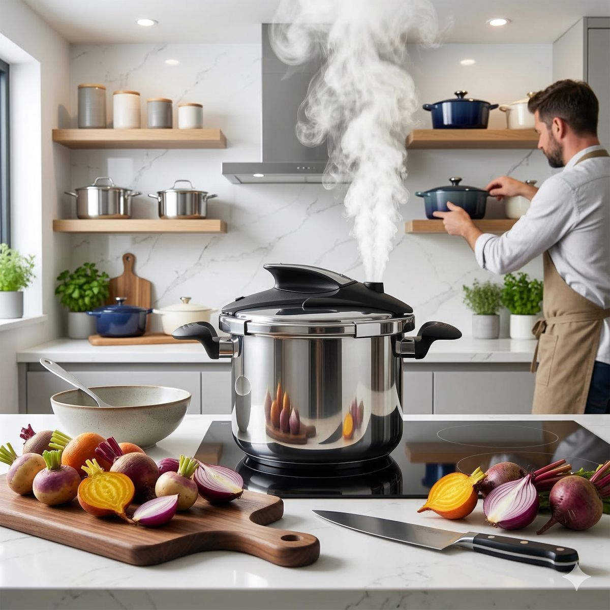 MARMICOC - Olla A Presion De Acero Inoxidable Innova 7 Litros Marmicoc