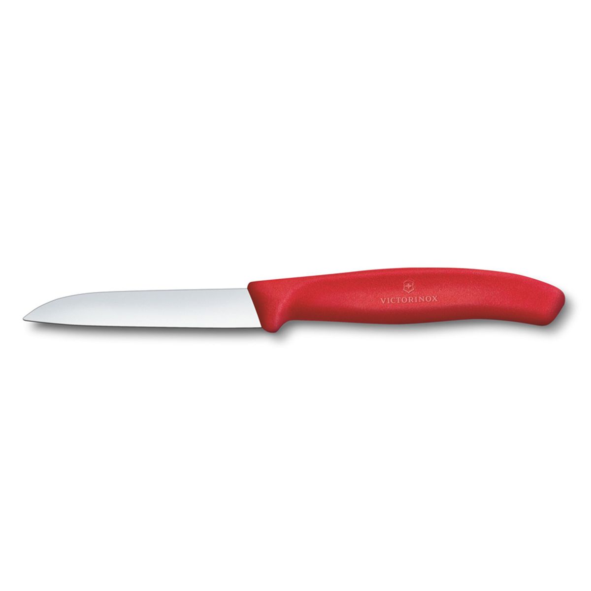 VICTORINOX - Cuchillo mondador Swiss Classic 8 cm rojo Victorinox