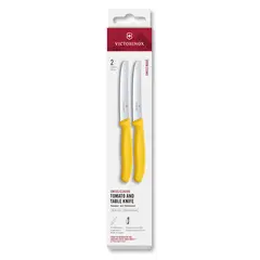 VICTORINOX - Set cuchillos tomatemesa Swiss Classic amarillo