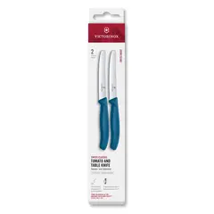 VICTORINOX - Set cuchillos tomatemesa Swiss Classic azul