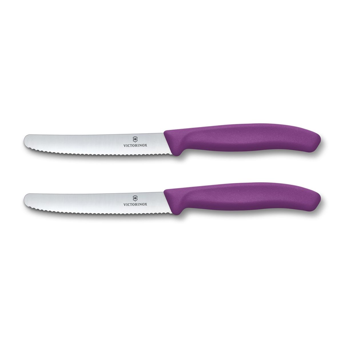 VICTORINOX - Set cuchillos tomatemesa Swiss Classic morado Victorinox