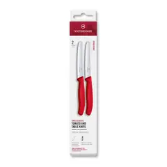 VICTORINOX - Set cuchillos tomatemesa Swiss Classic rojo