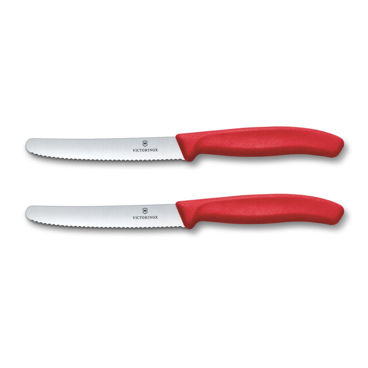 VICTORINOX - Set cuchillos tomatemesa Swiss Classic rojo Victorinox