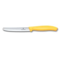 Cuchillo tomatemesa Swiss Classic dentado amarillo