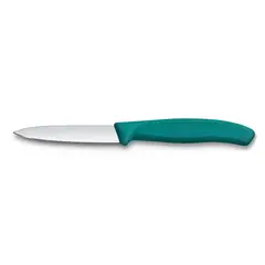 VICTORINOX - Cuchillo mondador Swiss Classic 8 cm verde