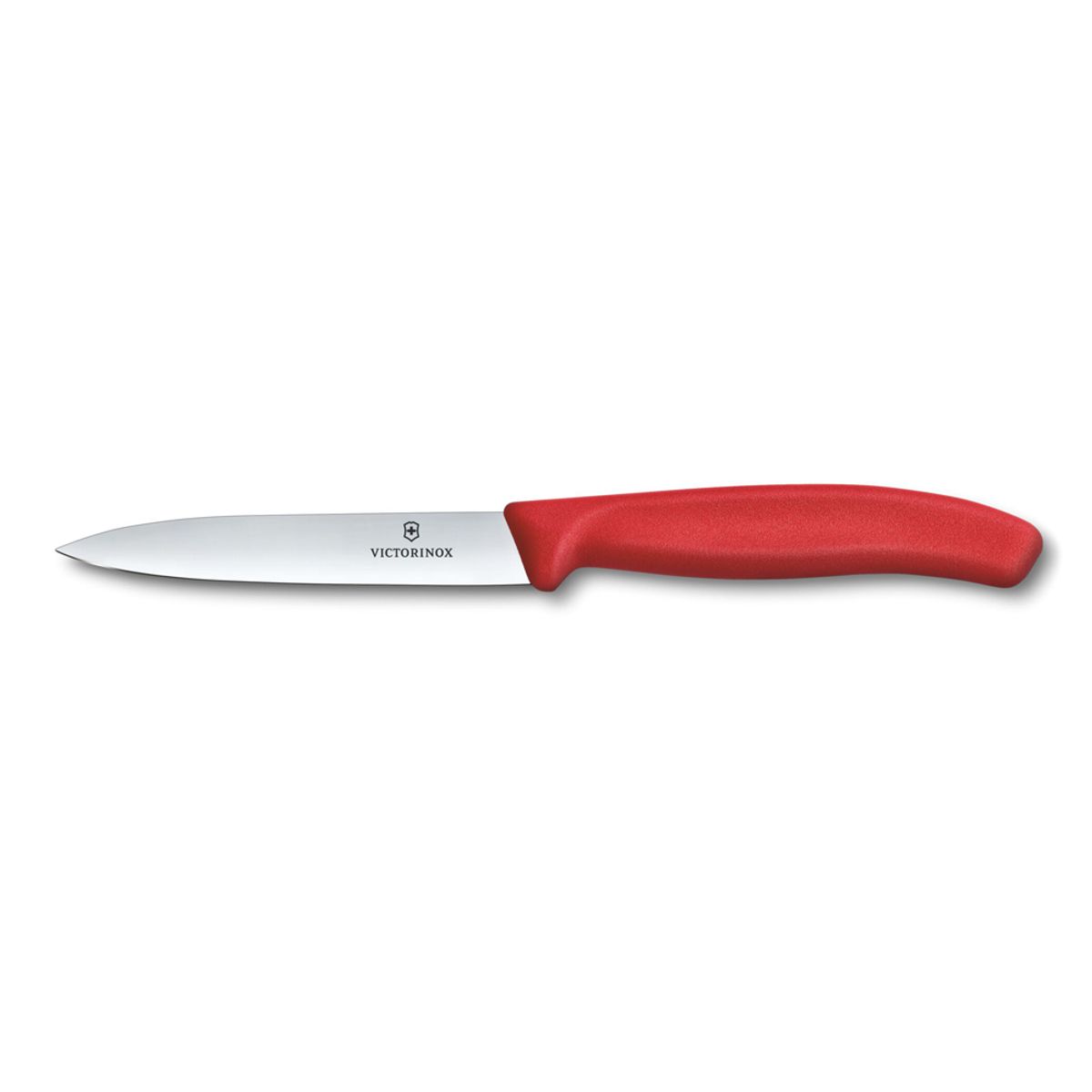 VICTORINOX - Cuchillo mondador Swiss Classic 10 cm rojo Victorinox