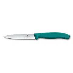 VICTORINOX - Cuchillo mondador Swiss Classic 10 cm verde