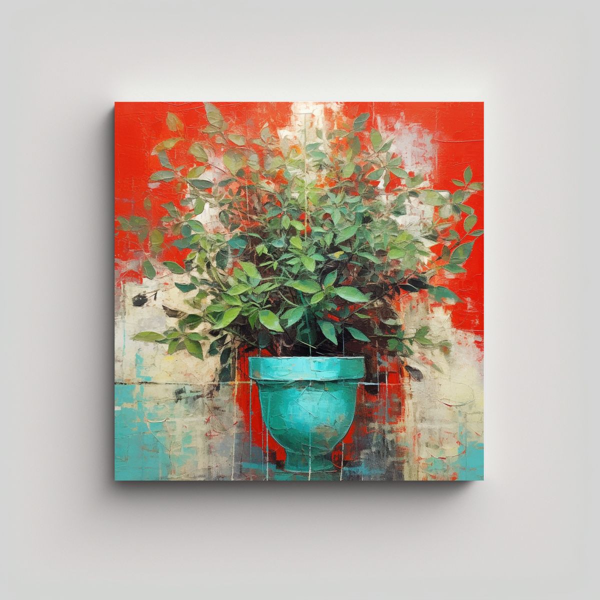 GENERICO - Cuadro Moderno Con Detalles Intrincados En Estilo 70x70 Cm