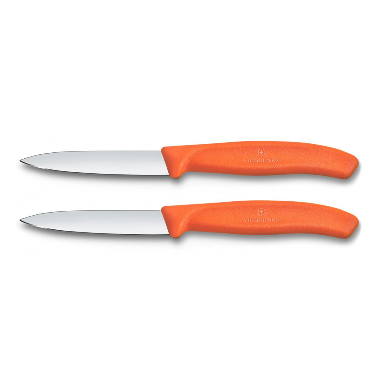 VICTORINOX - Set cuchillos Swiss Classic 2 piezas naranjo Victorinox