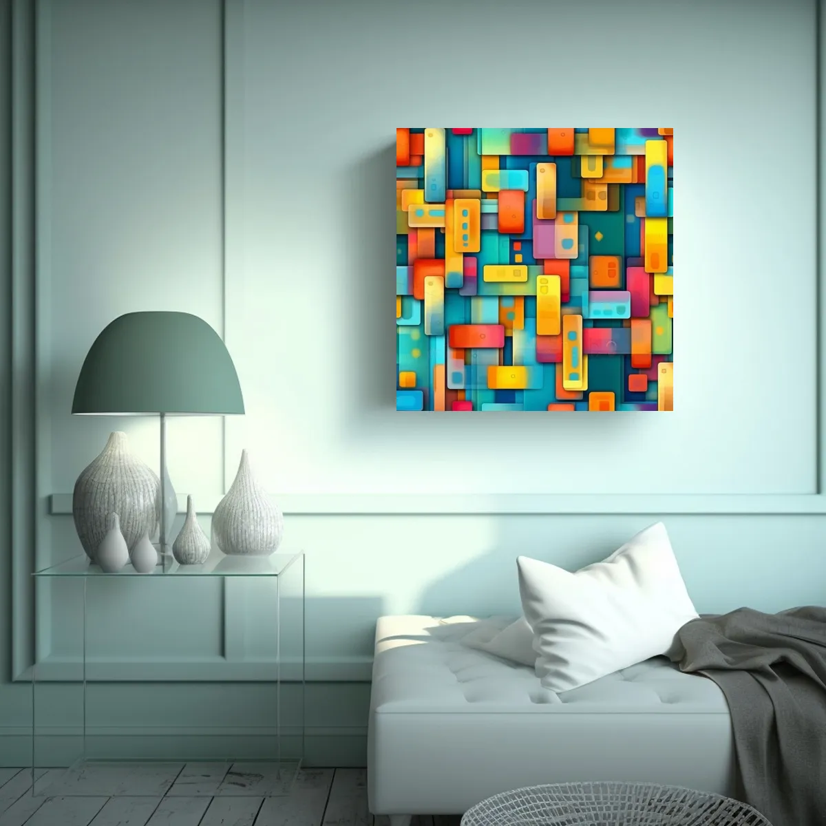 GENERICO - Cuadros De Pared Inspiradores Con Motivos 70x70 Cm.