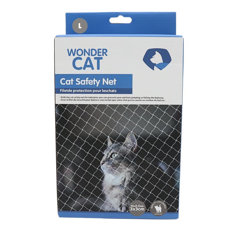 GENERICO - Malla de Seguridad Para Ventanas para Gatos L Wonder Cat