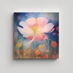 GENERICO - Cuadro Armonioso De Estilo Studio Ghibli En 90x90 Cm