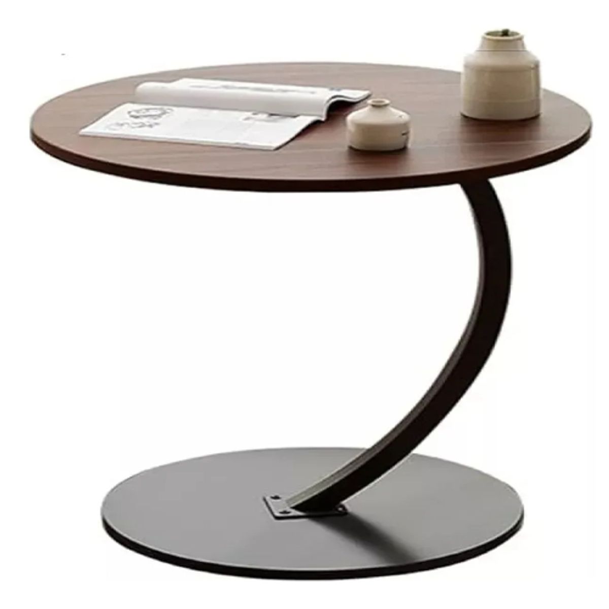 GENERICO - Mesa De Centro Lateral Living Vanguardia Madera Natural