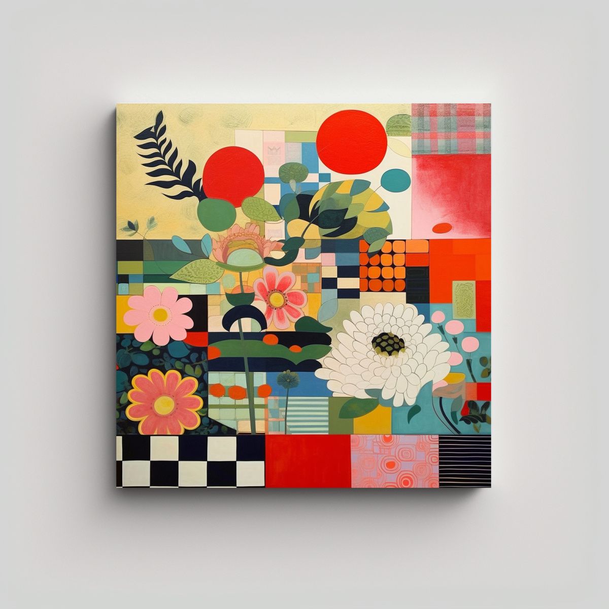 GENERICO - Cuadros Decorativos Expresan Detalles Intrincados 70x70 Cm