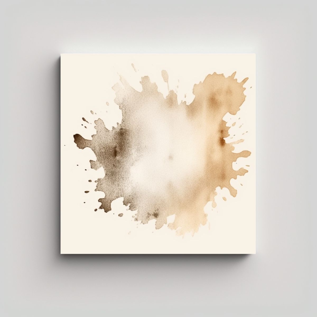 GENERICO - Pinturas Decorativas En Beige Claro Con Efecto De 90x90 Cm