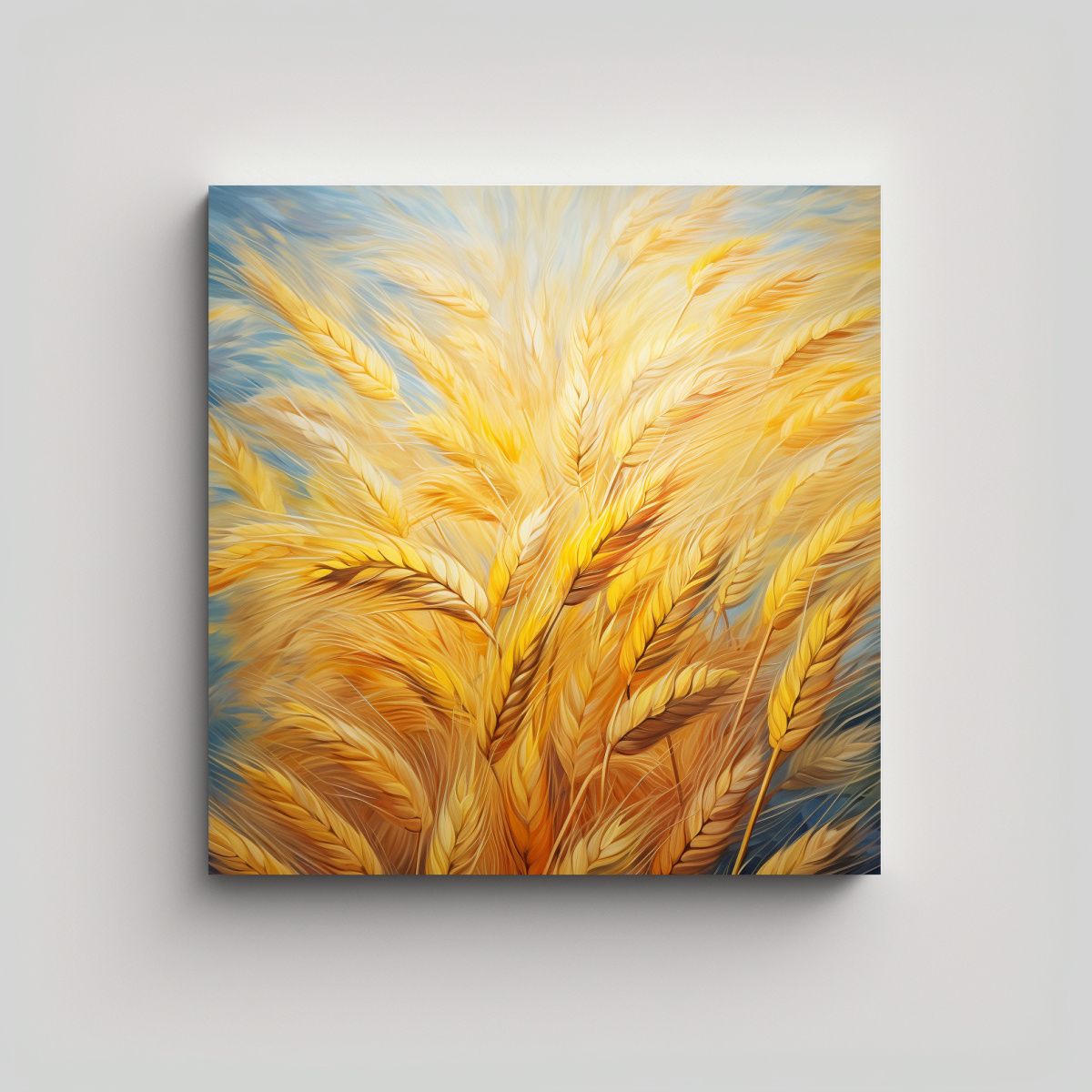 GENERICO - Pintura Abstracta Detallada En Estilo De óleo De 80x80 Cm