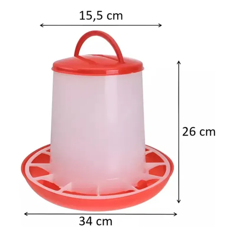 MARBEN PETS - Comedero Para Gallinas 6kg Granja Pollos  Aves Pajareras