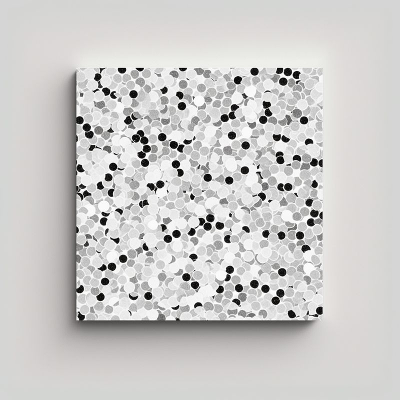 GENERICO - Pintura Lienzo Tela Tonos Blancos Brillantes 8K 70x70 Cm