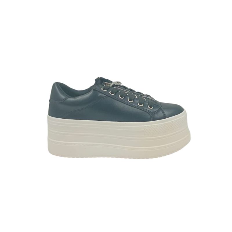 HERIEL - Zapatilla Negra Plataforma Mujer