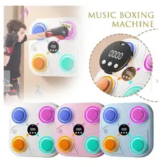 GENERICO - Máquina Electrónica De Boxeo De Pared Para Niños Con Guantes