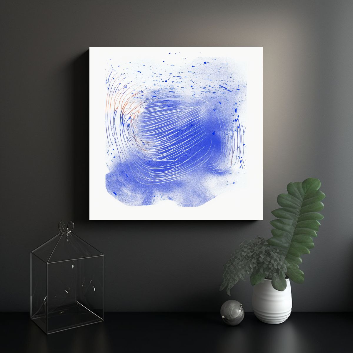 GENERICO - Pinturas Decorativas De Zorros Coloridos Con 90x90 Cm