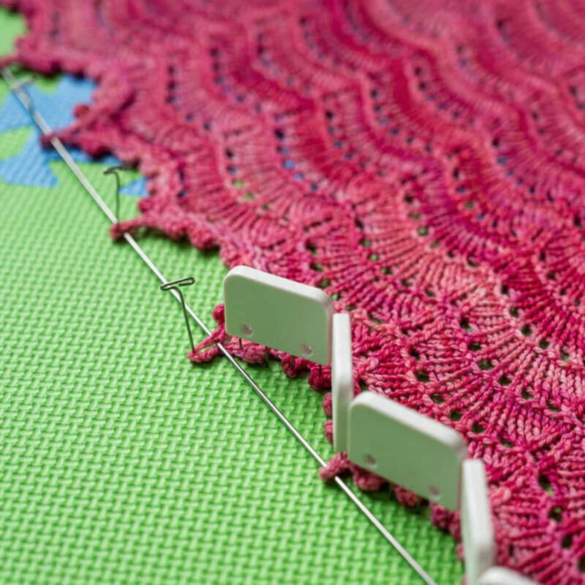 GENERICO - Mats de Bloqueo tejido 9 piezas KnitPro