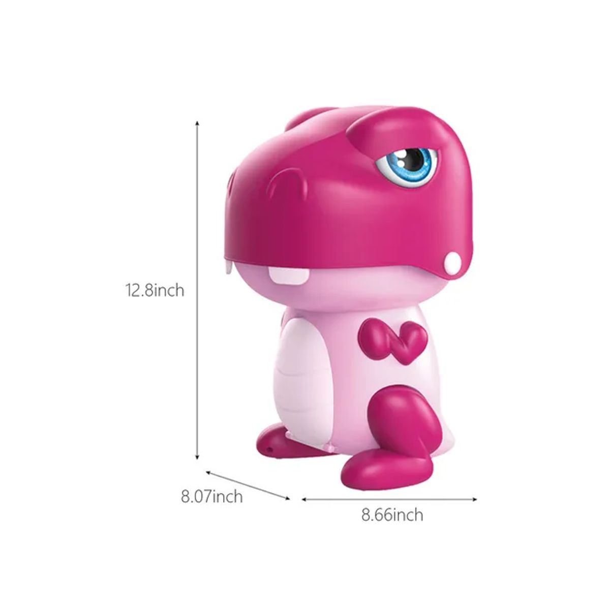 CARIBEE - Set de Maquillaje Tocador Dinosaurio Rosa 31 piezas