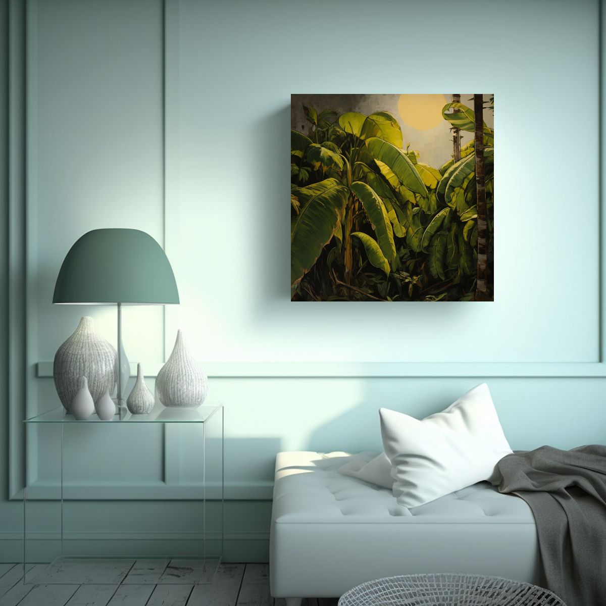 GENERICO - Cuadro Decorativo Calma Pintura Abstracta De Un 70x70 Cm.