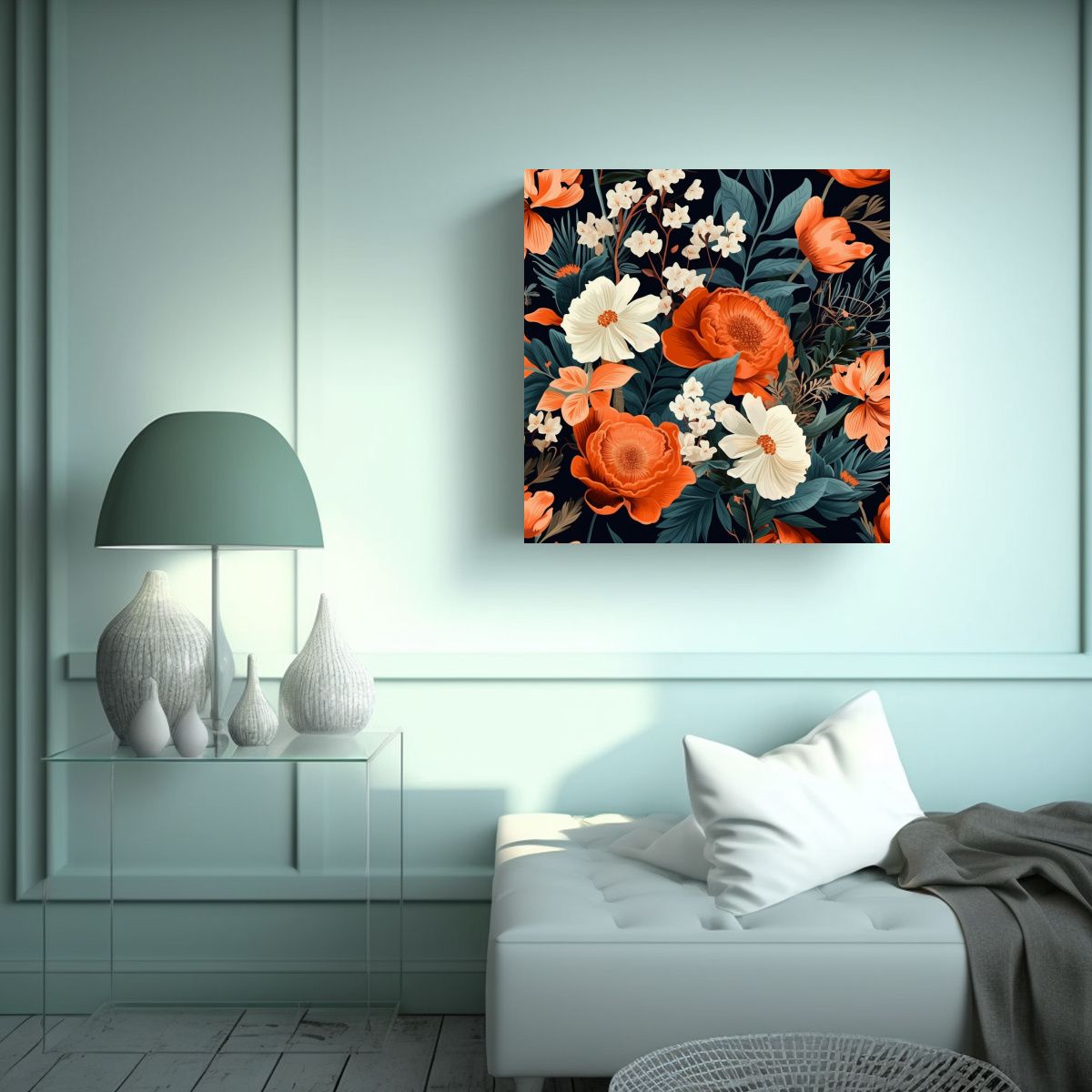 GENERICO - Arte Digital De Pared Moderno Exhibición De 70x70 Cm