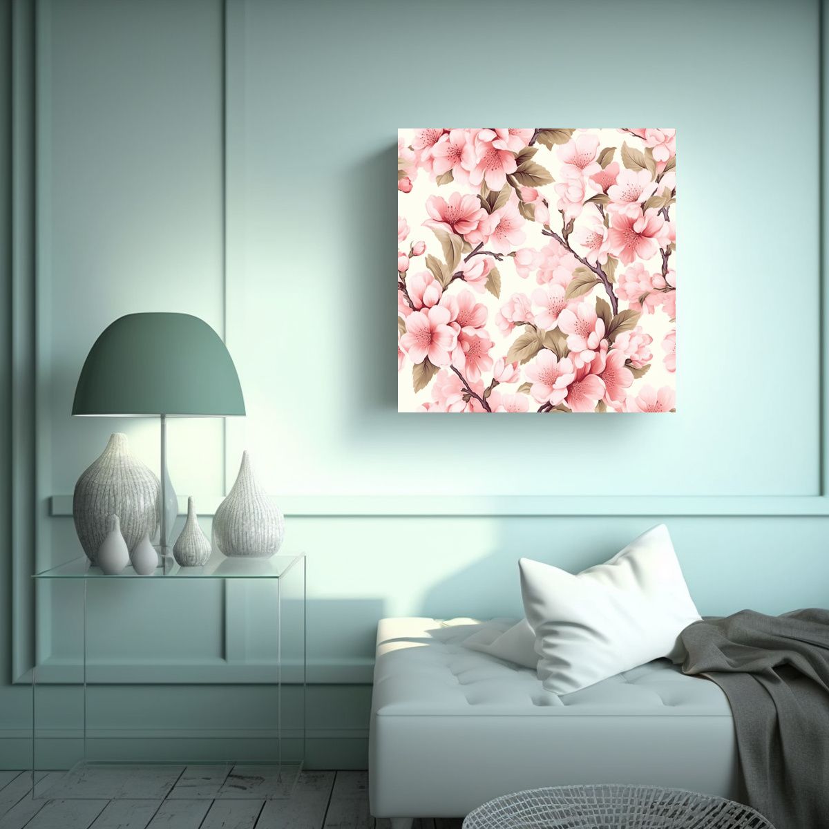 GENERICO - Lienzo Decorativo Surrealista Con Estampado De 80x80 Cm