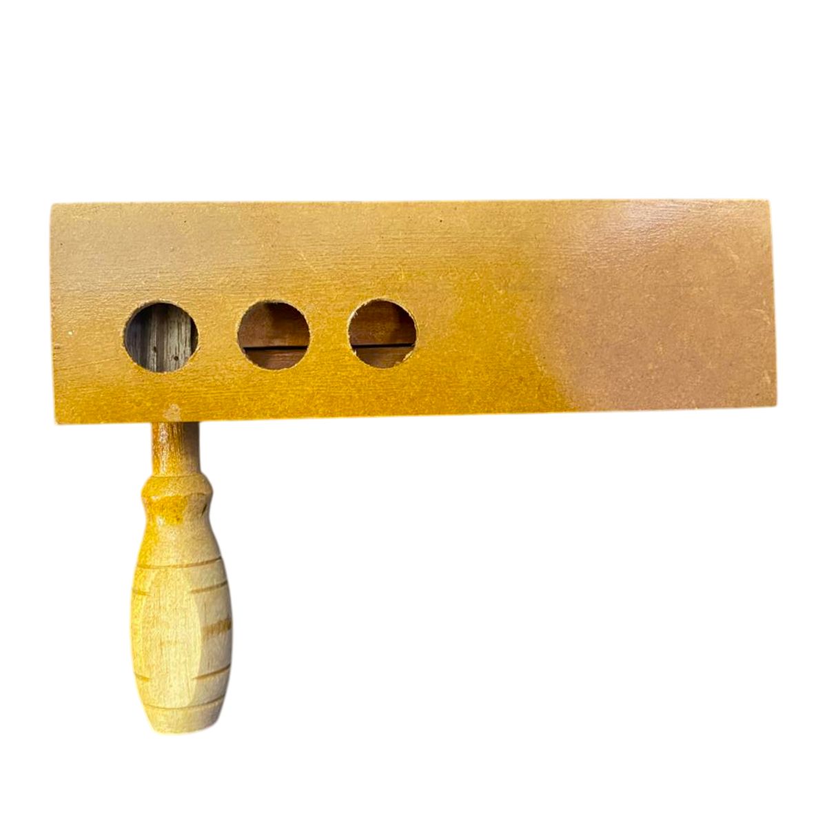 CASTELLON - Matraca Castellón Grande Madera Café