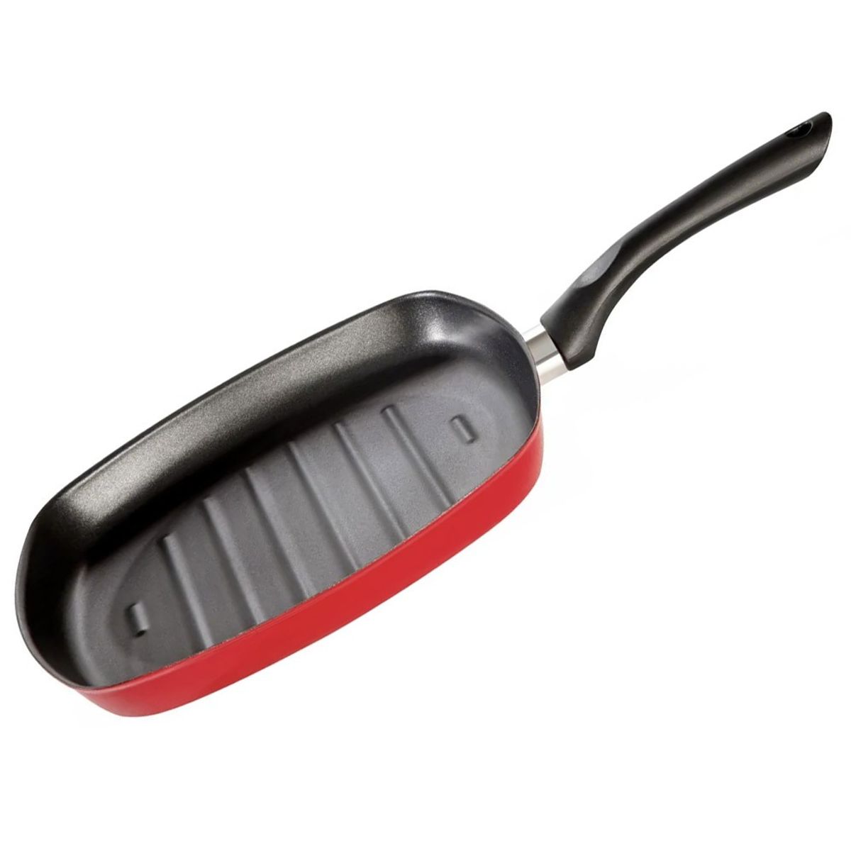 MAGEFESA - Asador Antiadherente 27 Cm Acero Vitrificado Magefesa Rojo