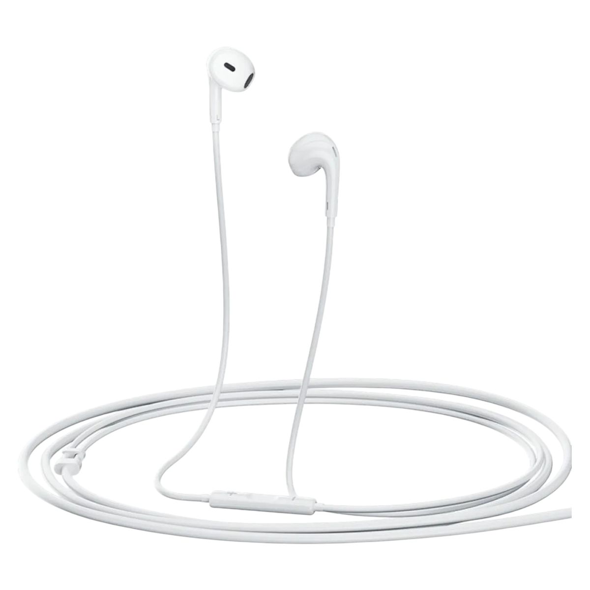 QCY - Audífonos Con Cable Y Micrófono Qcy Lh1 Tipo C Blanco