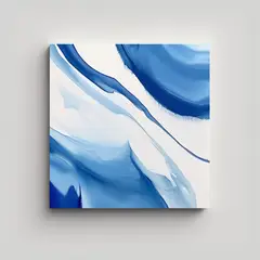 GENERICO - Arte Pared Vintage Elegante Pintura Tinta Fluida 90x90 Cm