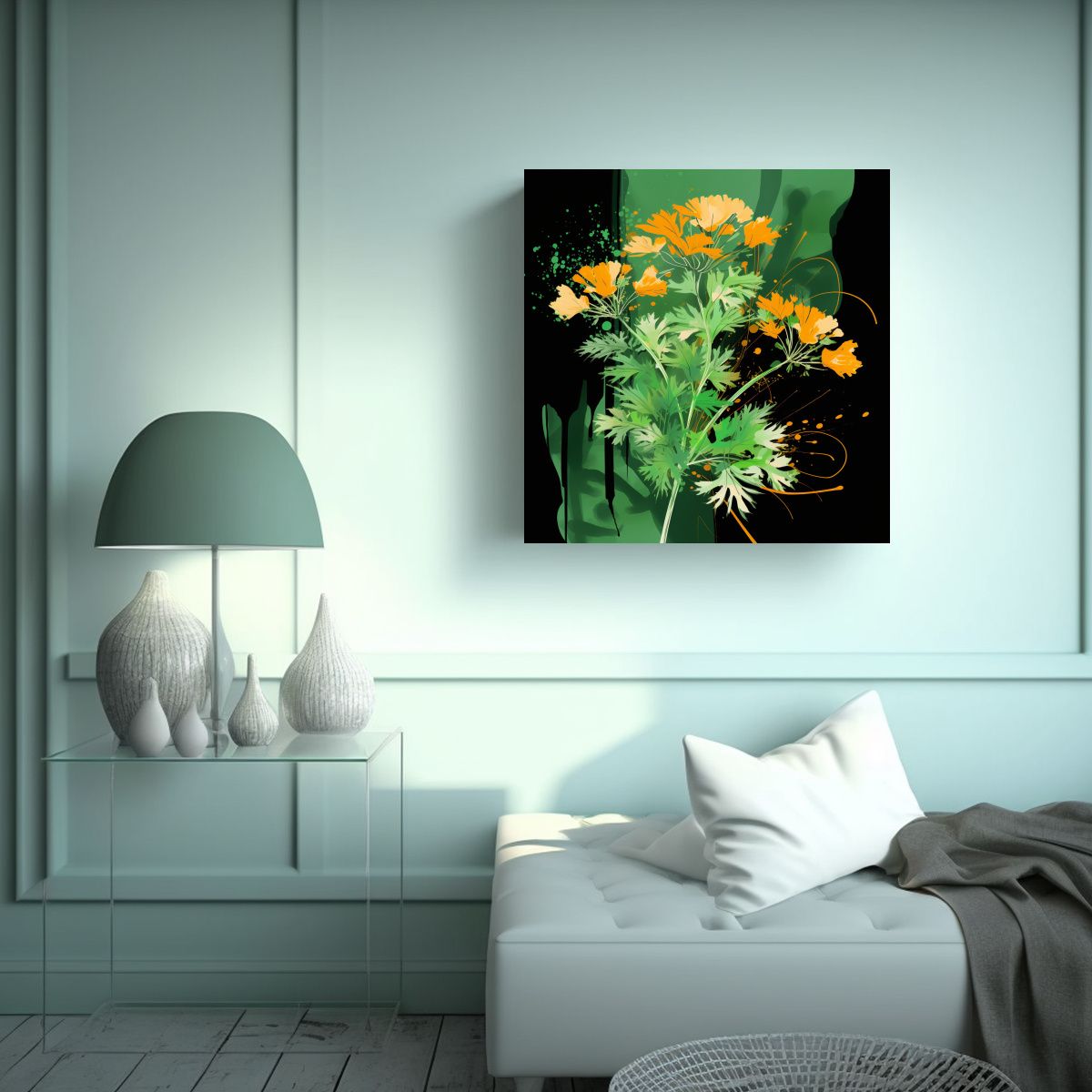 GENERICO - Pinturas Decorativas De Lienzo Sublimado De 80x80 Cm