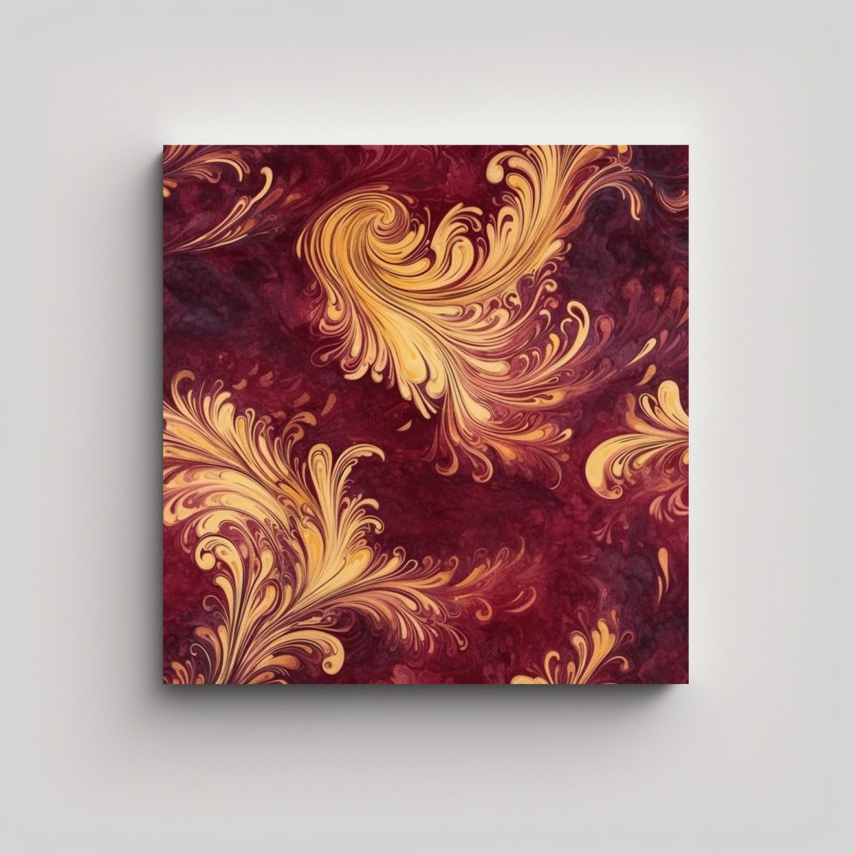 GENERICO - Pintura Grande En Azulejo Estilo Lujoso Y Alegre 80x80 Cm