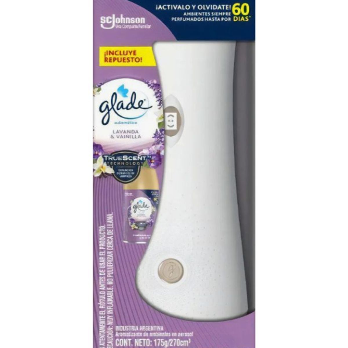 GLADE - Desodorante Ambiental Automático Glade Lavanda y Vainilla