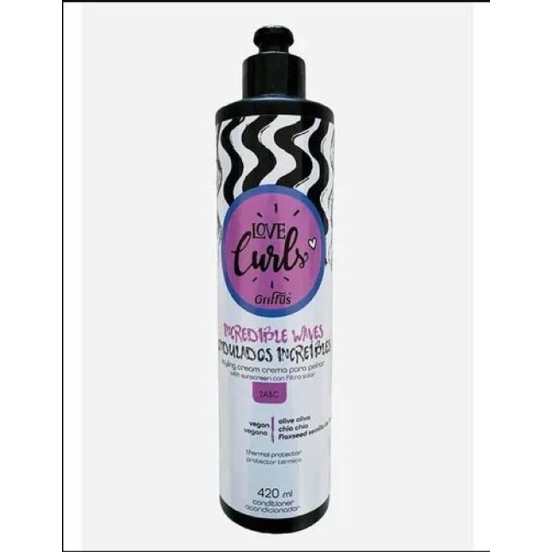 GRIFFUS - CREMA PARA PEINAR ONDAS INCREIBLES 420G GRIFFUS