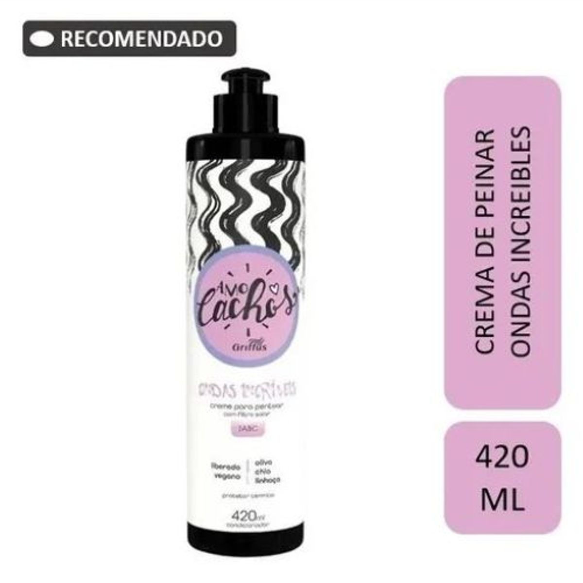 GRIFFUS - CREMA PARA PEINAR ONDAS INCREIBLES 420G GRIFFUS