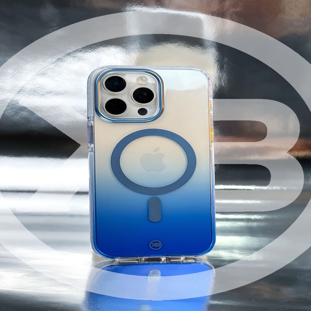 KBOD - Carcasa Rainbow Kbod A038 Magsafe N52 Para iPhone 15 Negro