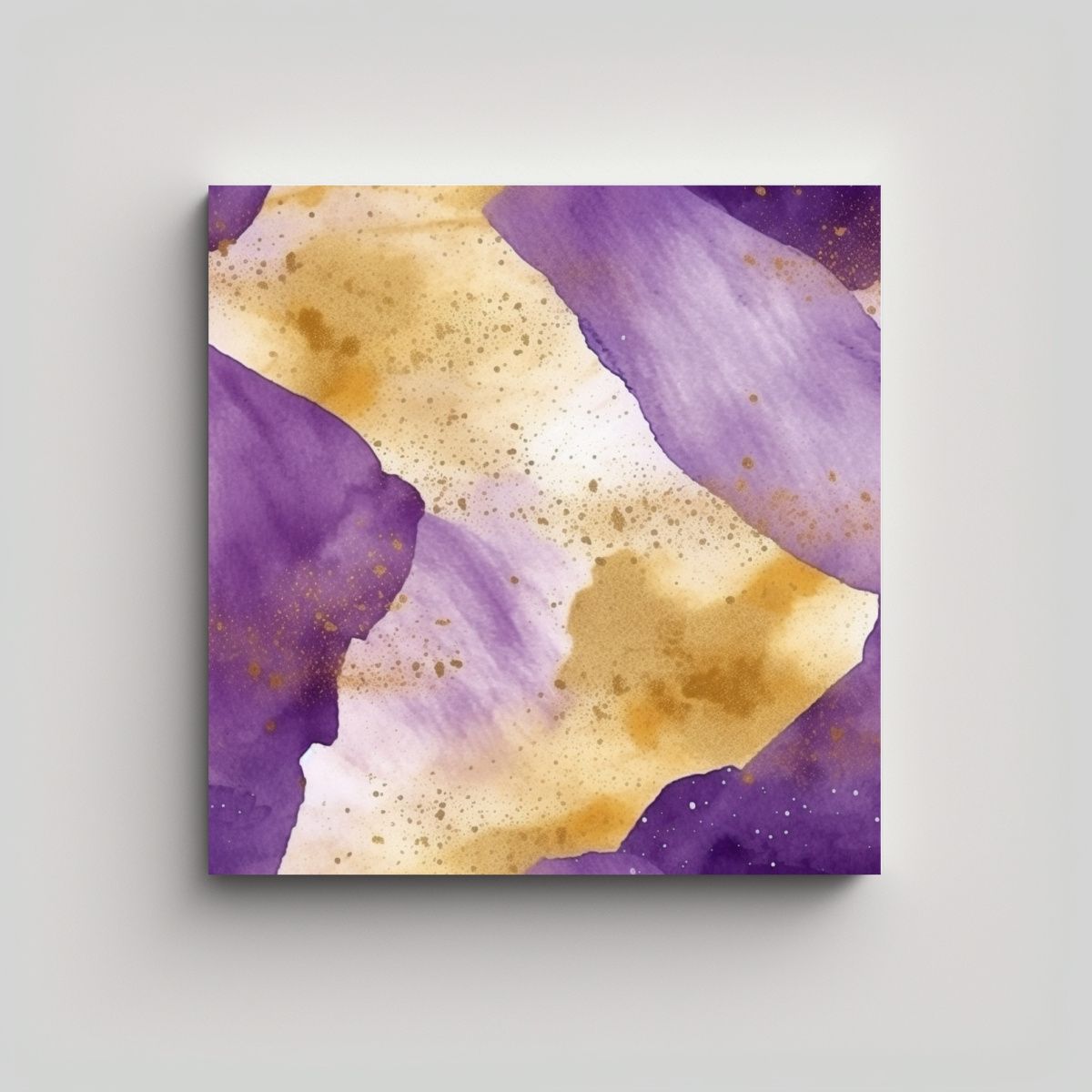 GENERICO - Cuadros Vintage Estilo 80s En Acuarela Textura 70x70 Cm