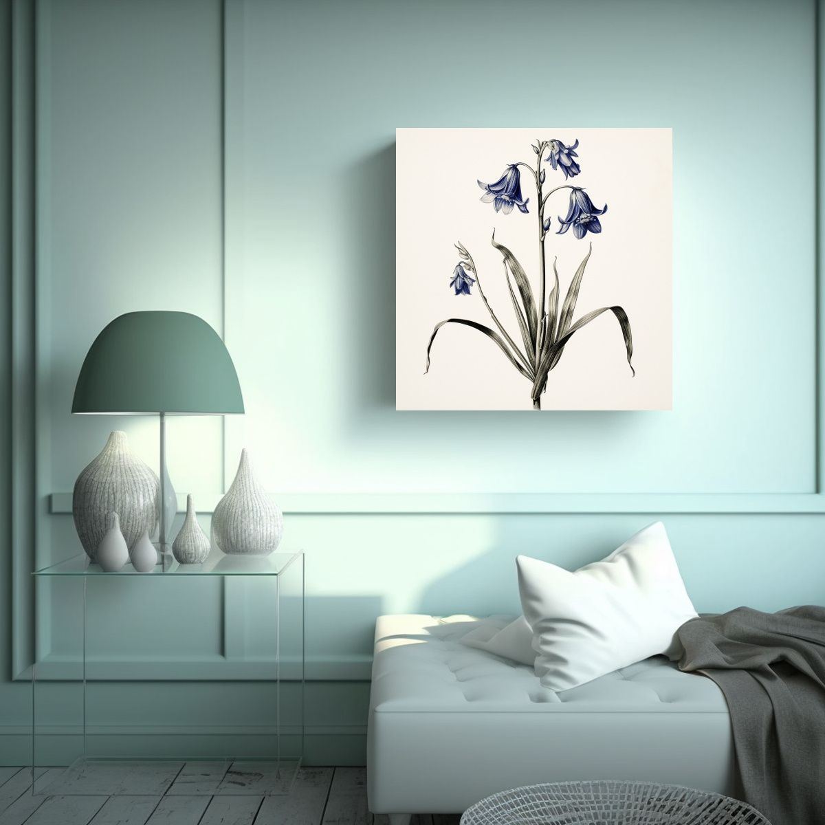 GENERICO - Dibujo Realista De Tinta En Fotografía Única 70x70 Cm