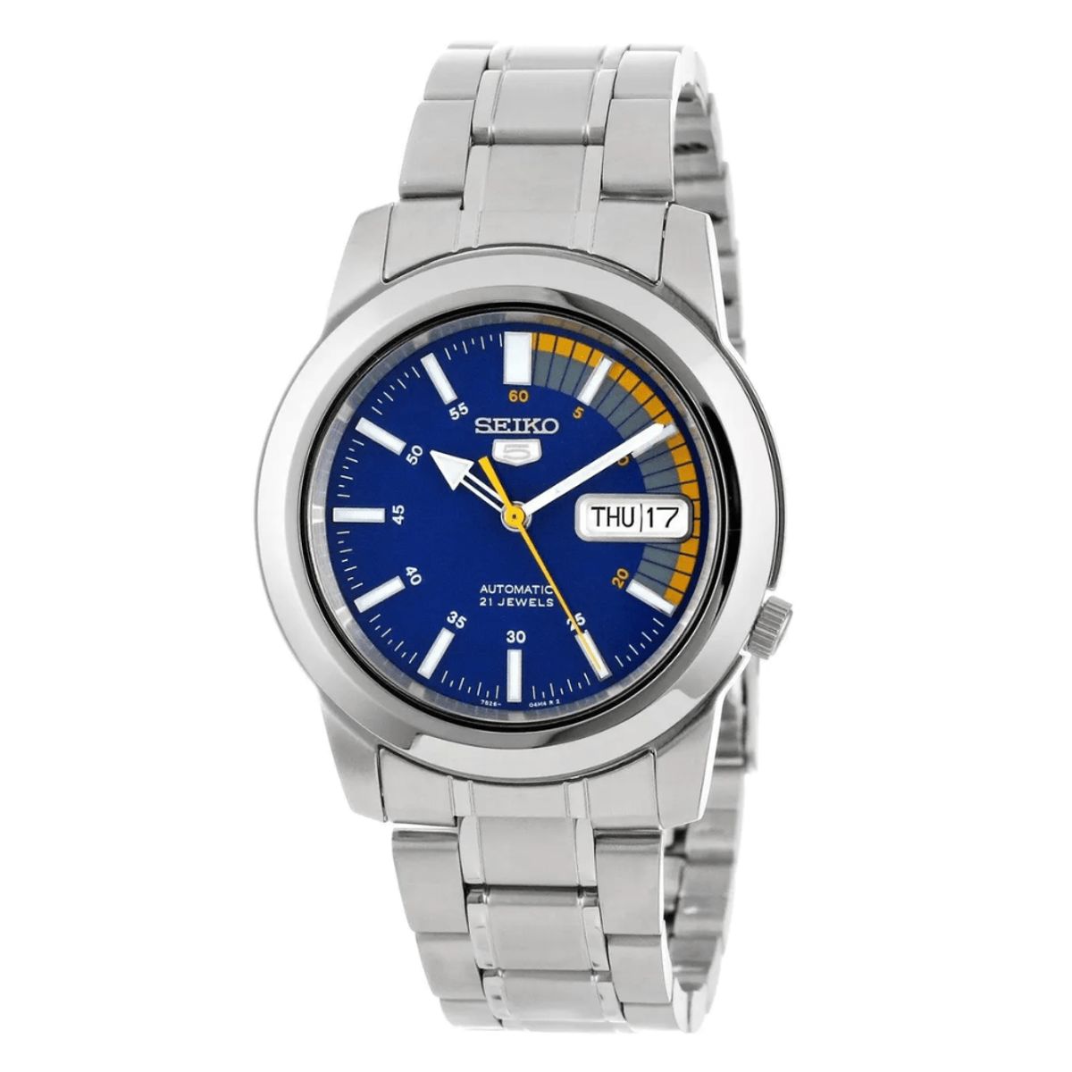 SEIKO - RELOJ SEIKO 5 SNKK27K1 PLATEADO HOMBRE