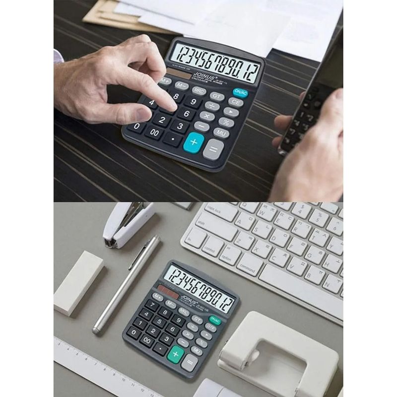 GENERICO - Calculadora 12 Dígitos Portátil De Escritorio Números Grande