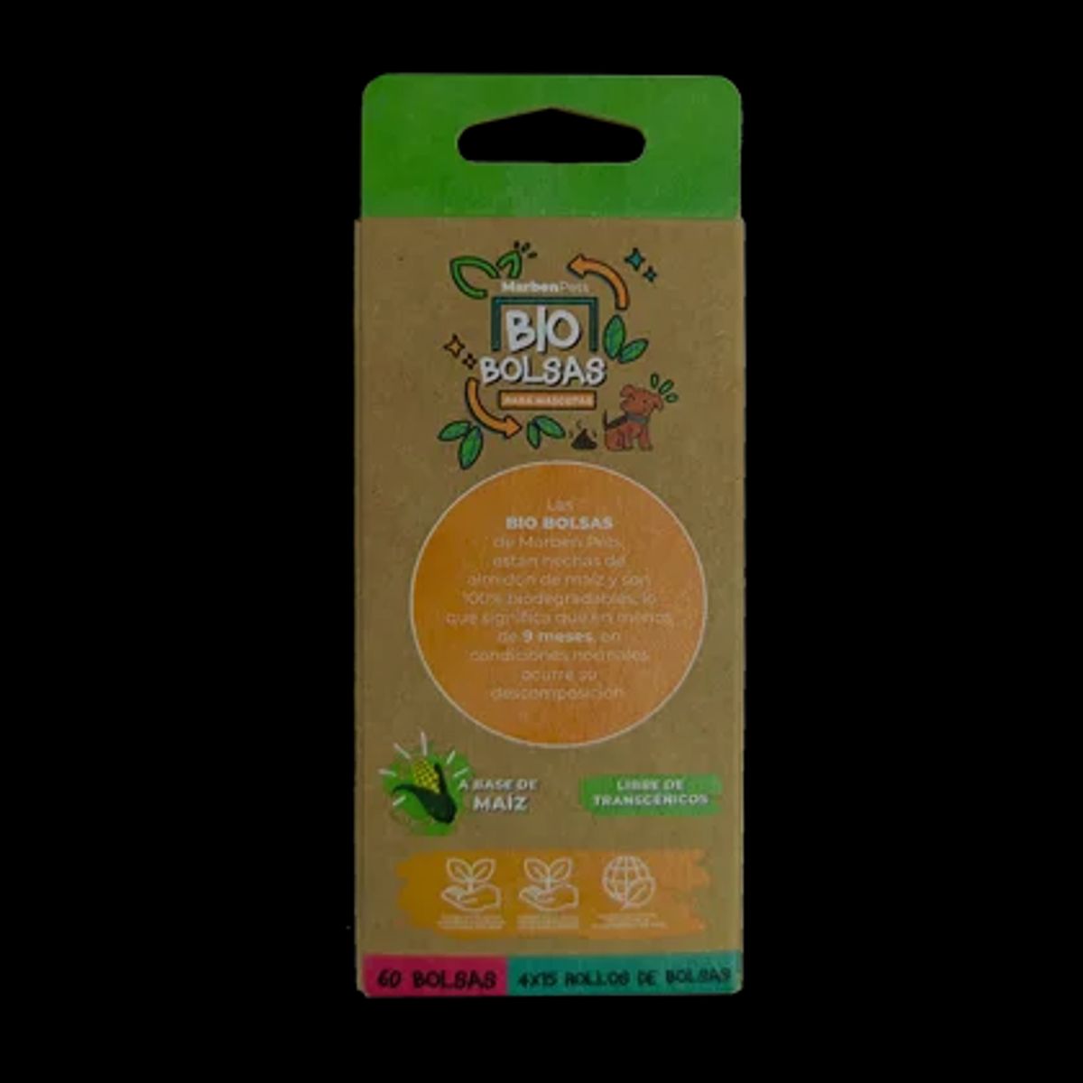MARBEN PETS - Bio Bolsas caja de 4 rollos