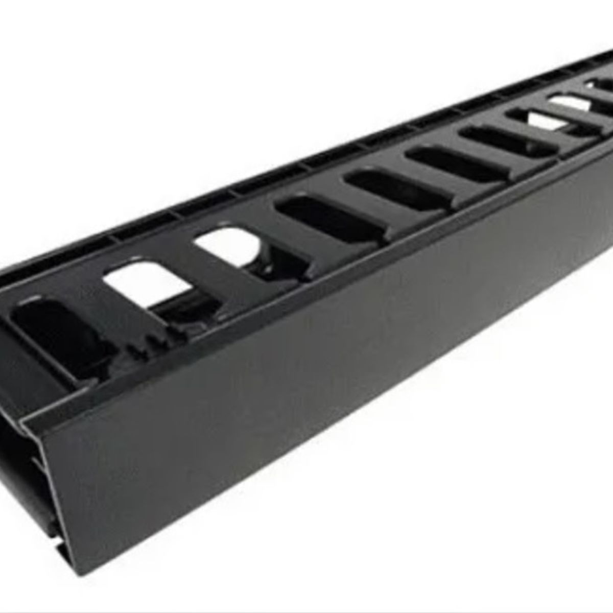 GENERICO - Ordenador De Cables Para Rack 19 1u Plastico 12 Ranuras